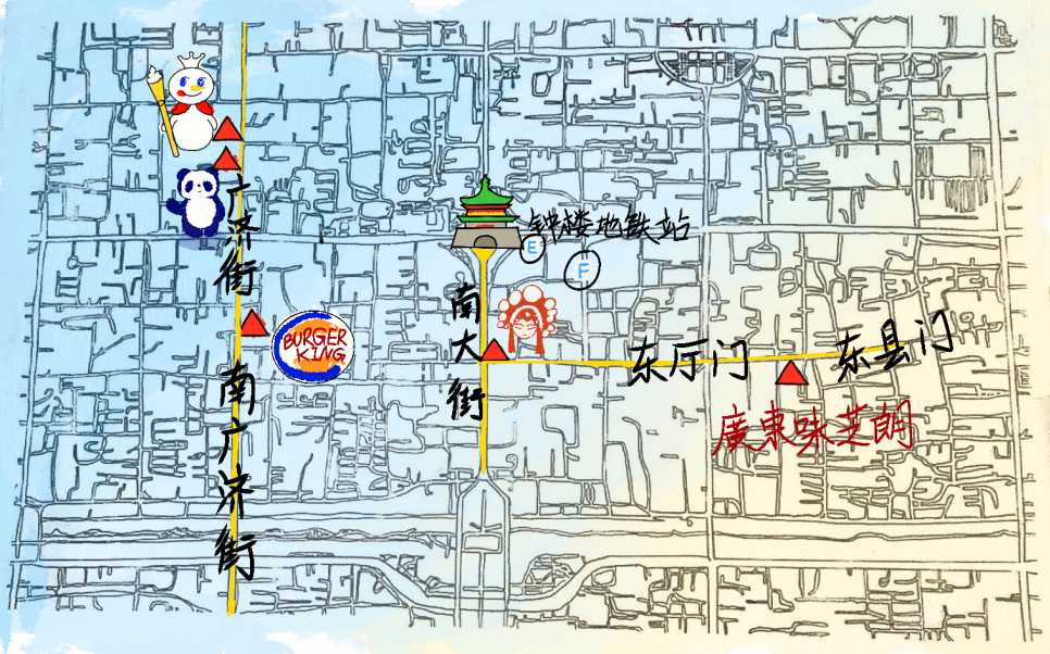 爱心地图-钟楼